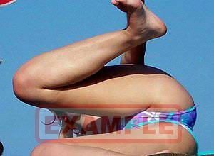 hot bikini panties on beach