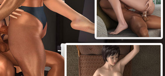 Juicy 3D hardcore boobs
