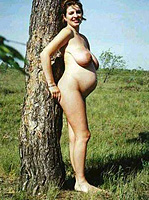 pregnant boobs