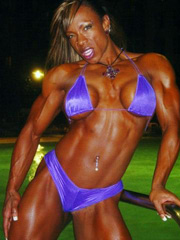 sexy black muscle women